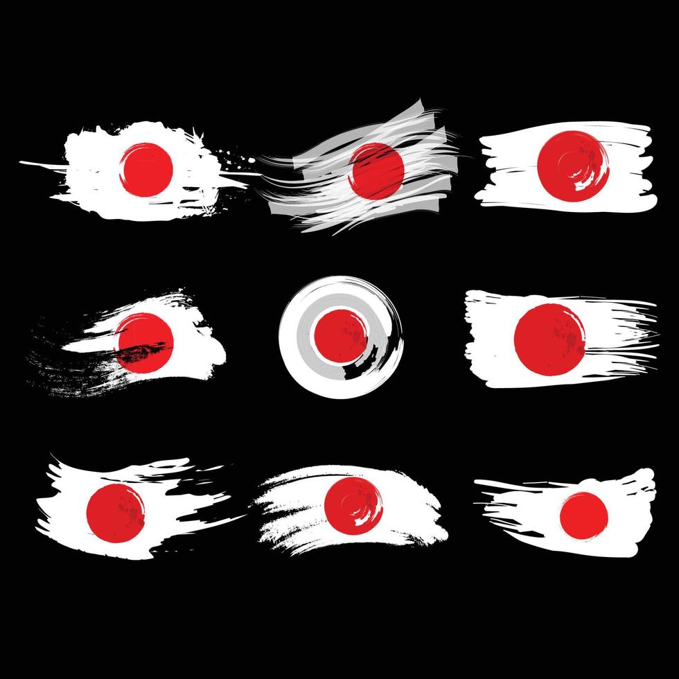 Collection of flags, most popular world flags Free Vector