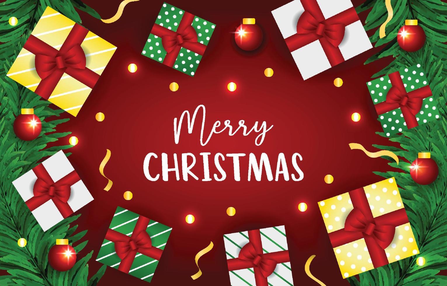 Christmas Social Media Template vector