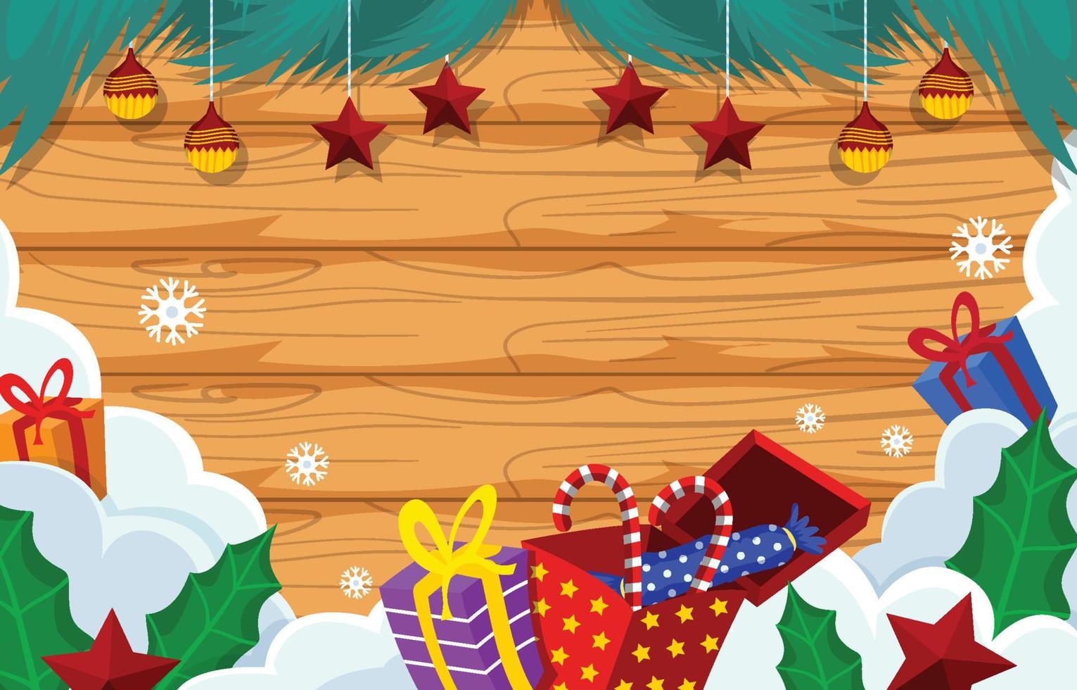 Gift Christmas Background vector