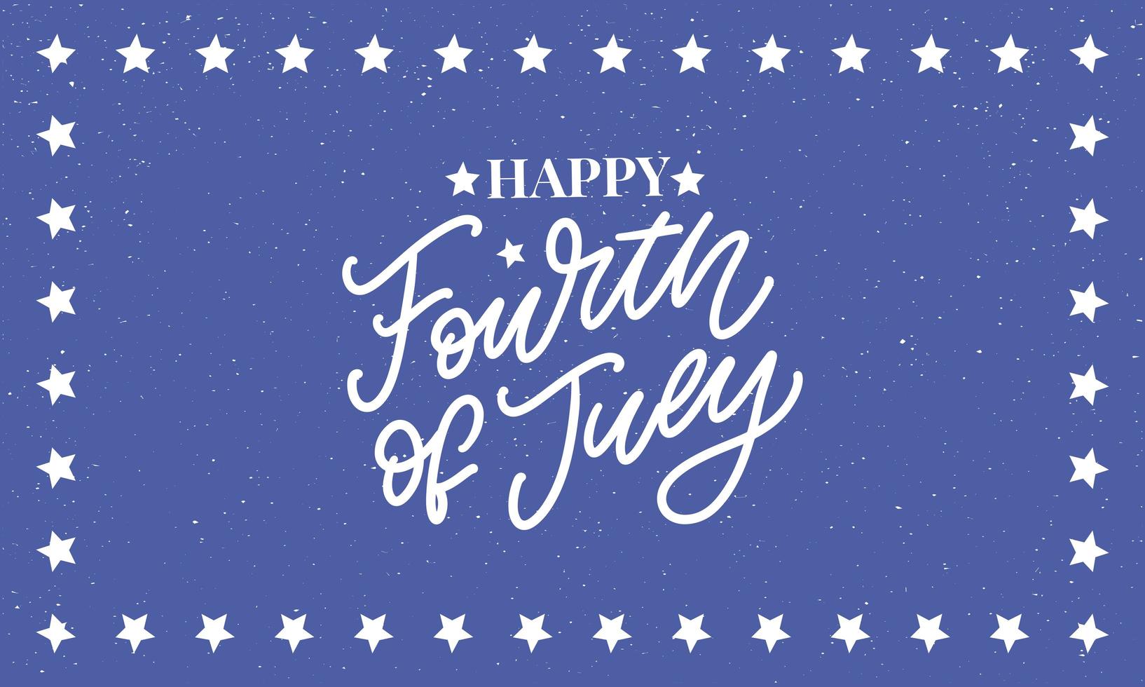 Fourth 4 of July stylish american independence day design Fourth of July vector