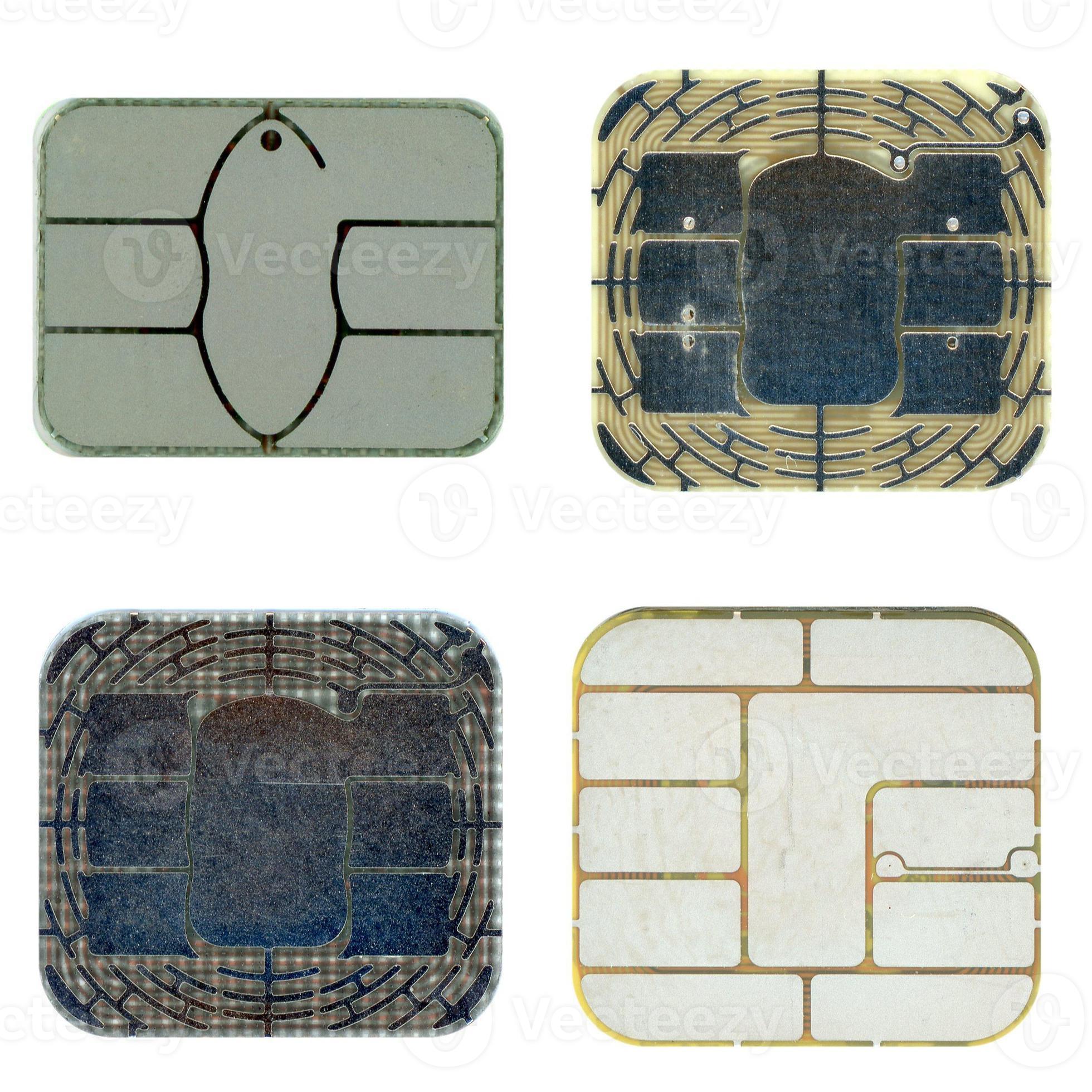 Credit and debit card chips 3554881 Stock Photo at Vecteezy