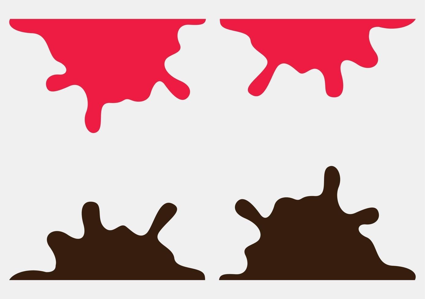 chocolate and syrup background, drop, chocolate, syrups, melted vector