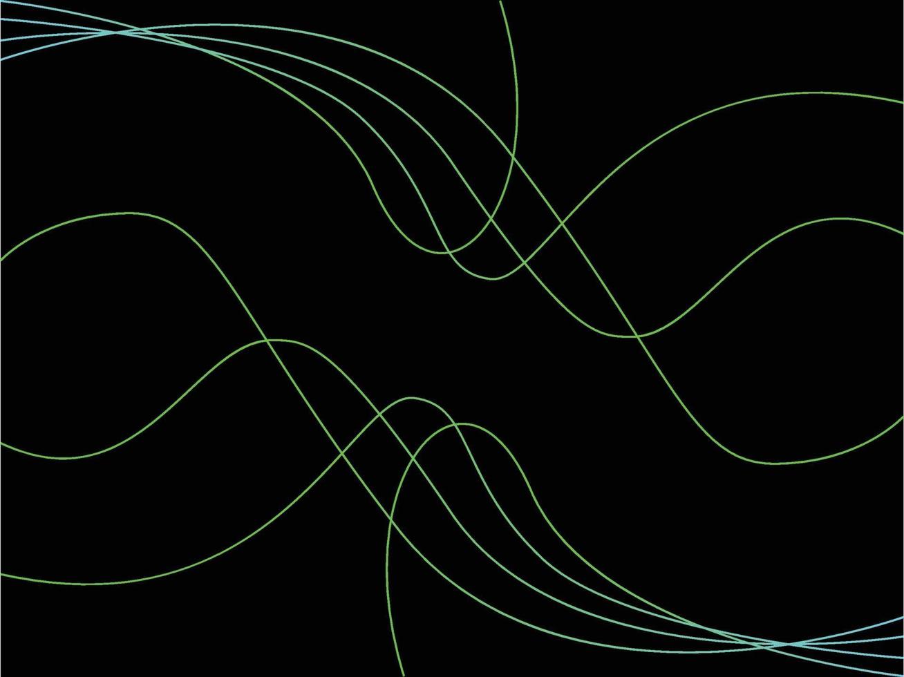 fondo ondulado verde, onda verde abstracta vector