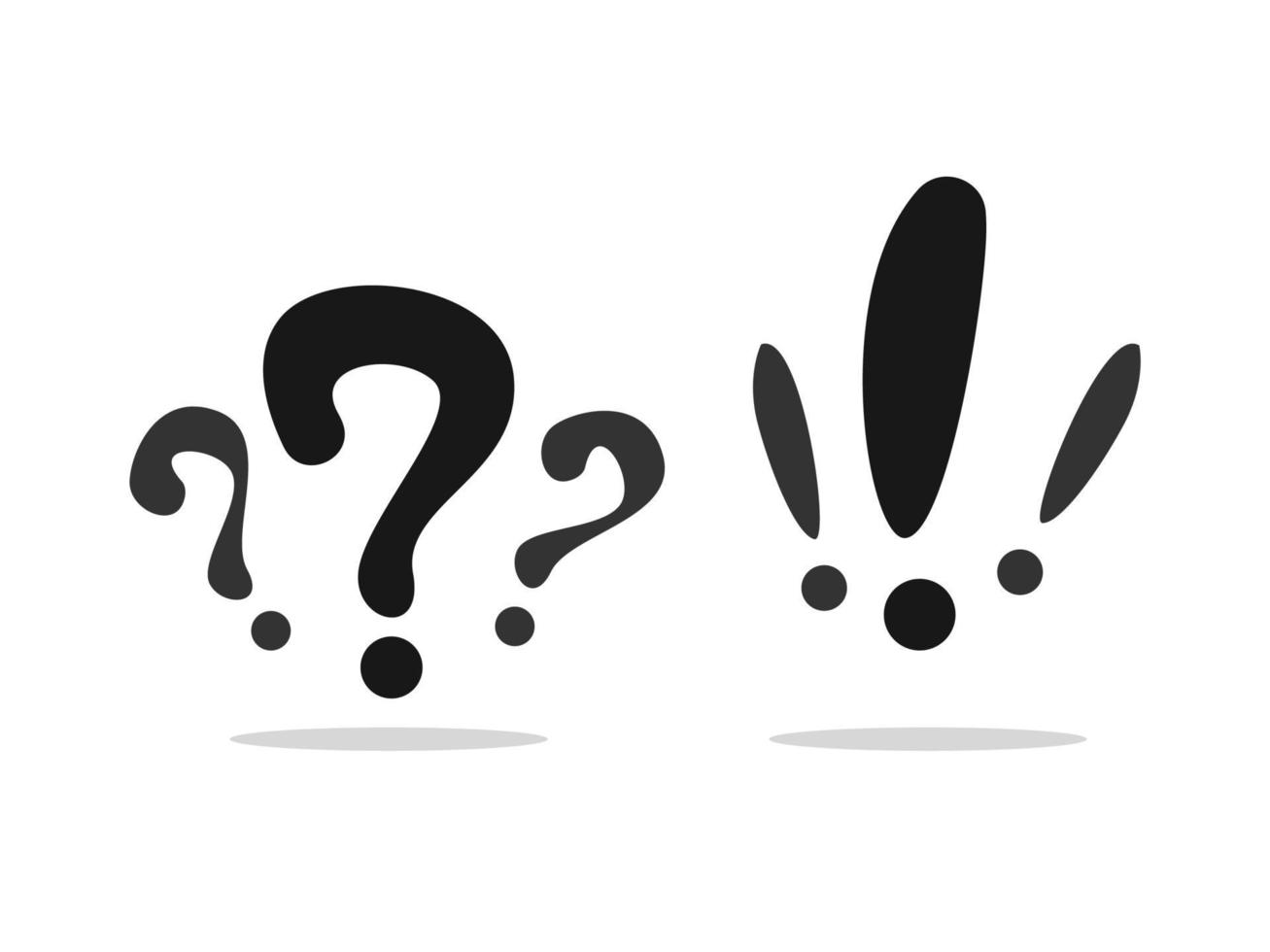 símbolo de signo de interrogación, icono de pregunta vector