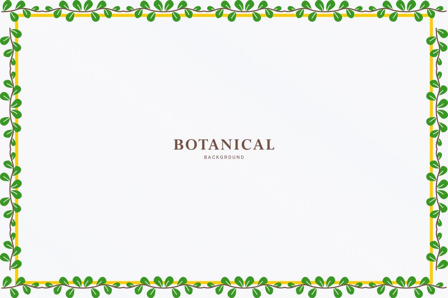 beautiful floral frame background with leaves vector