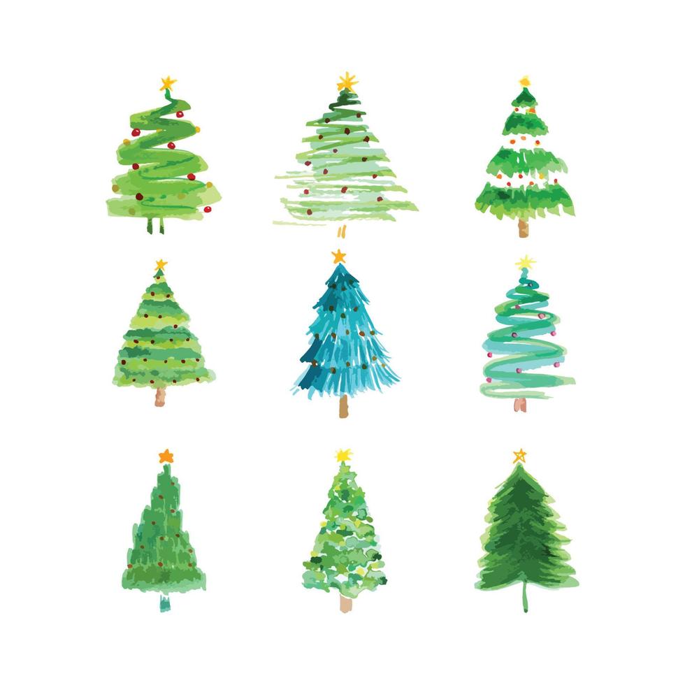 Christmas tree vector