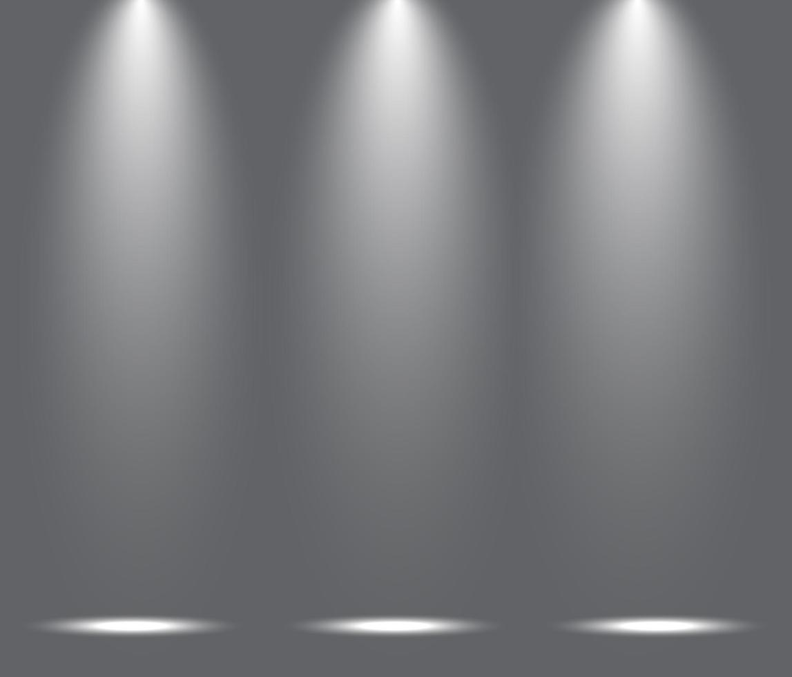 Empty studio room background. vector