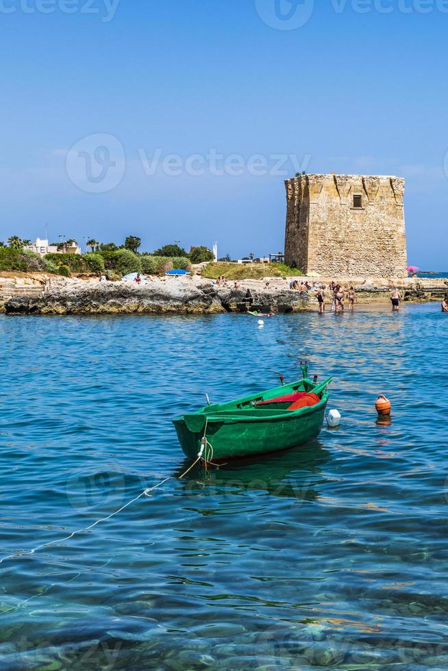 The bay of San Vito and its abbey, the sea of Polignano a Mare photo