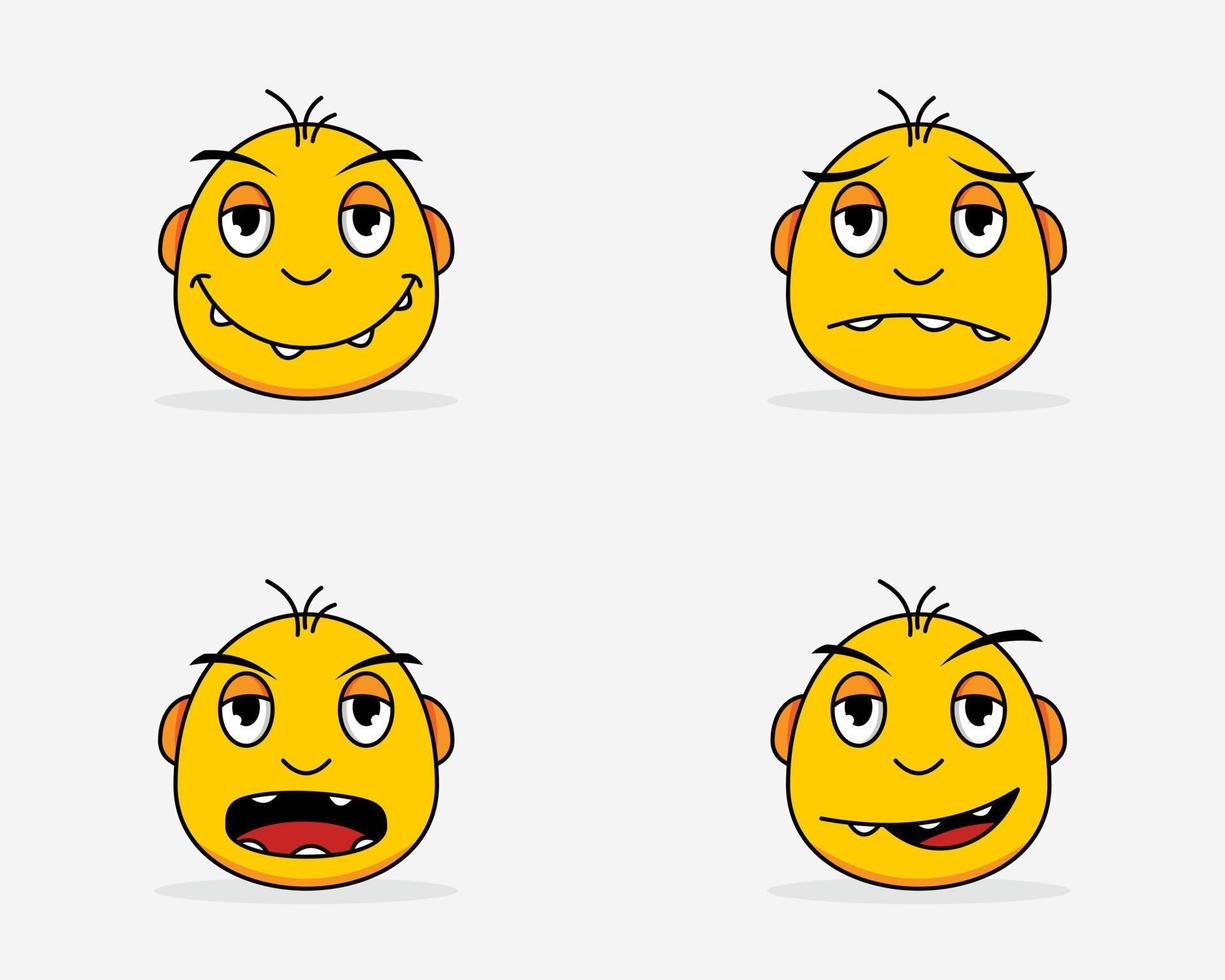 cute ant character cartoon vector