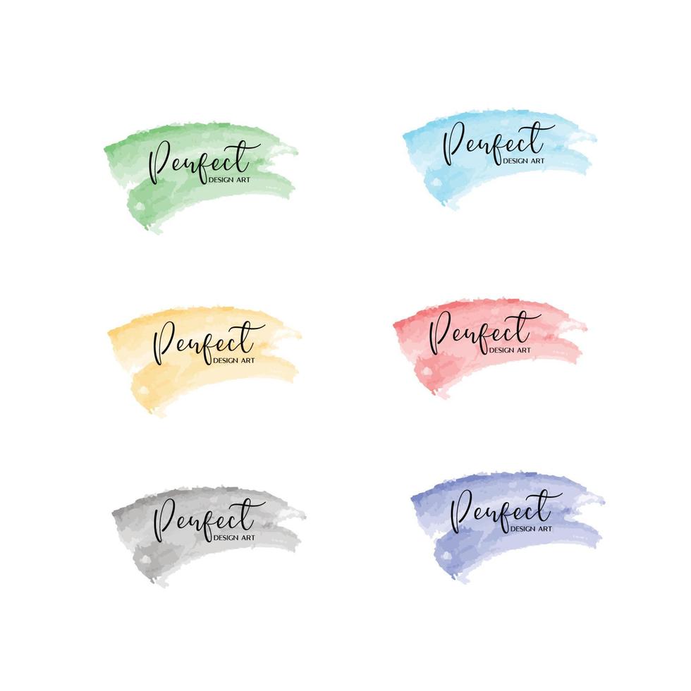 water color swatches vector