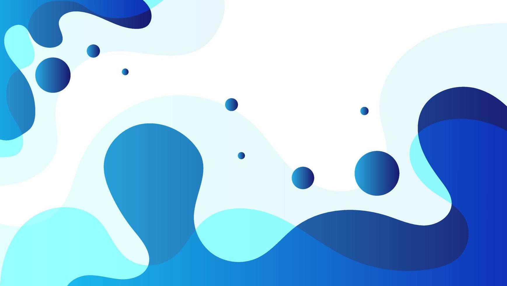 abstract fluid background with blue color vector