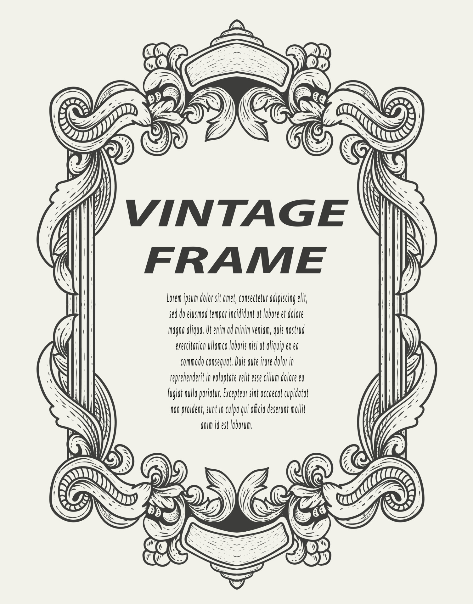 Ornamental Frame Vector Art, Icons, and Graphics for Free Download
