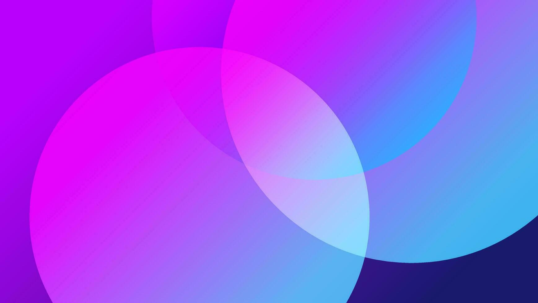 abstract overlapping gradient circle background vector