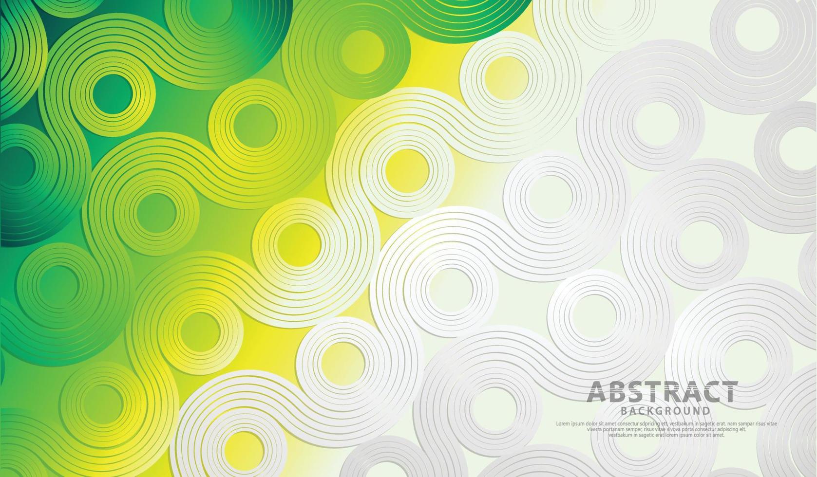 Abstract futuristic colorful circle and waves Background. vector illustration