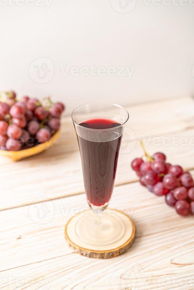 jugo de uva fresco foto