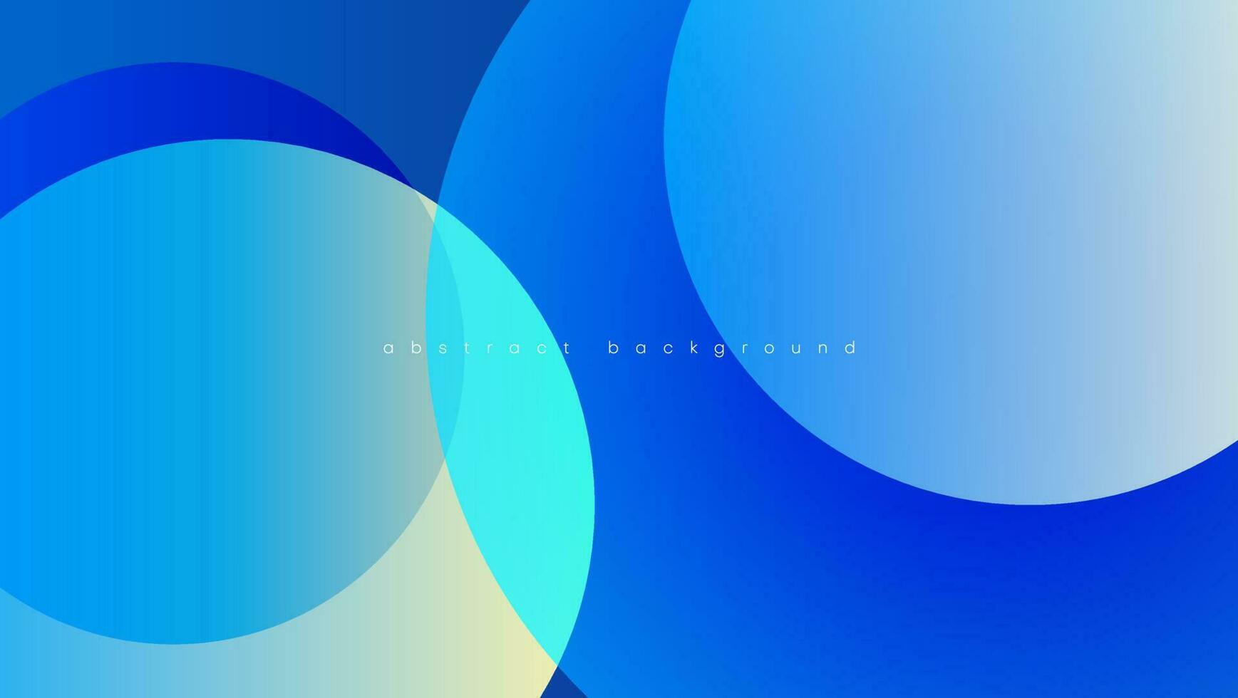 abstract background with gradient blue bubble vector