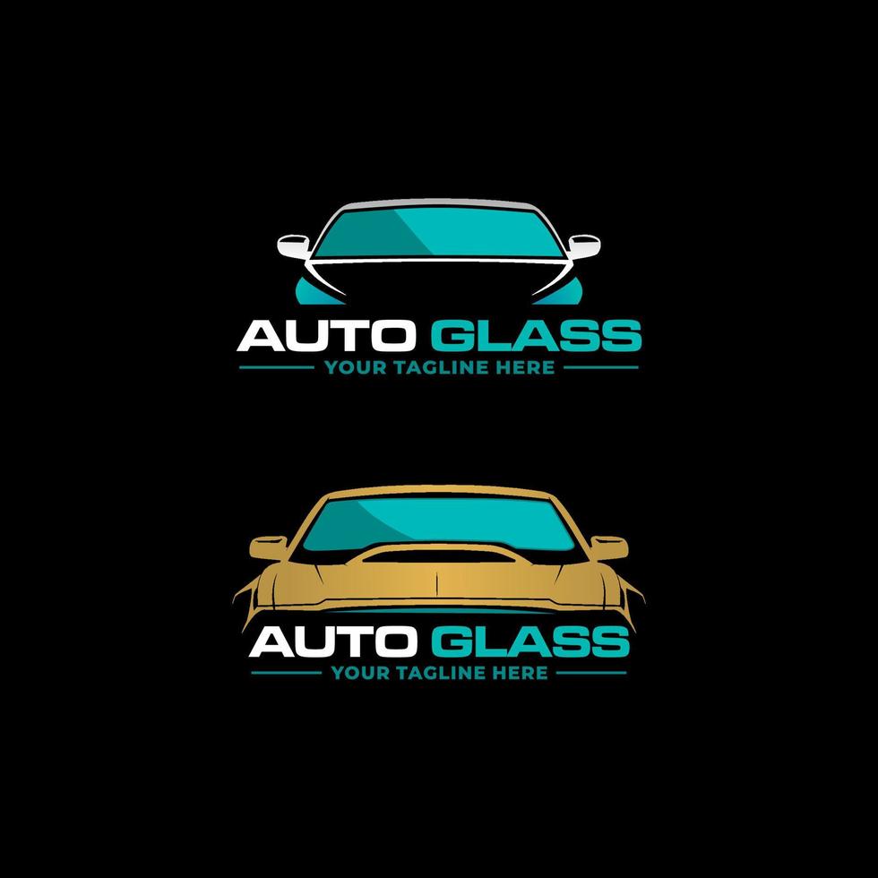 auto glass car vector