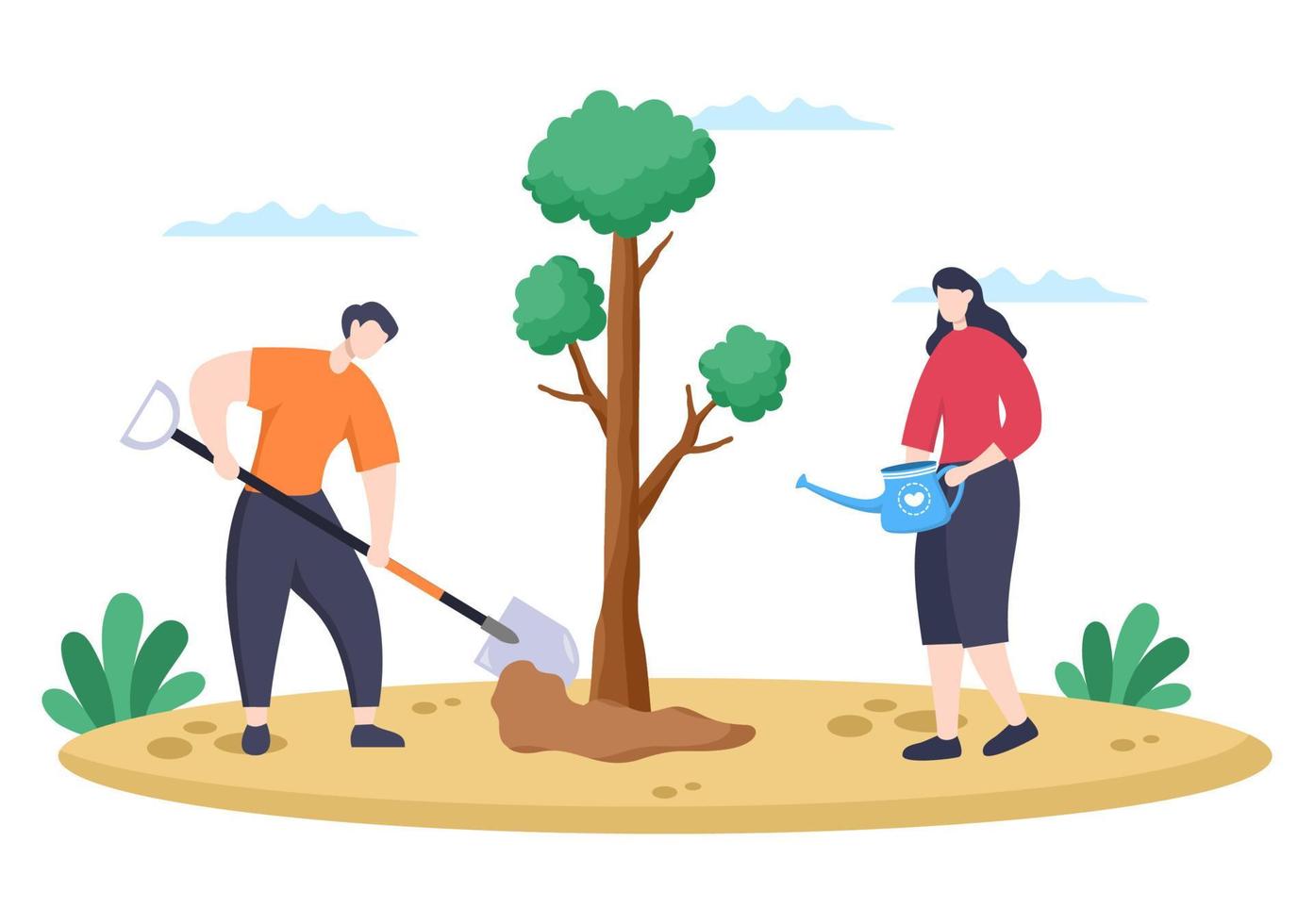 People Planting Trees Flat Cartoon Vector Illustration With Gardening, Farming and Agriculture Use Tree Roots or a Shovel For Caring Environment Concept 3559605 Vector Art at Vecteezy People Planting Trees Flat Cartoon Vector Illustration With Gardening, Farming and Agriculture Use Tree Roots or a Shovel For Caring Environment Concept 3559605 Vector Art at Vecteezy