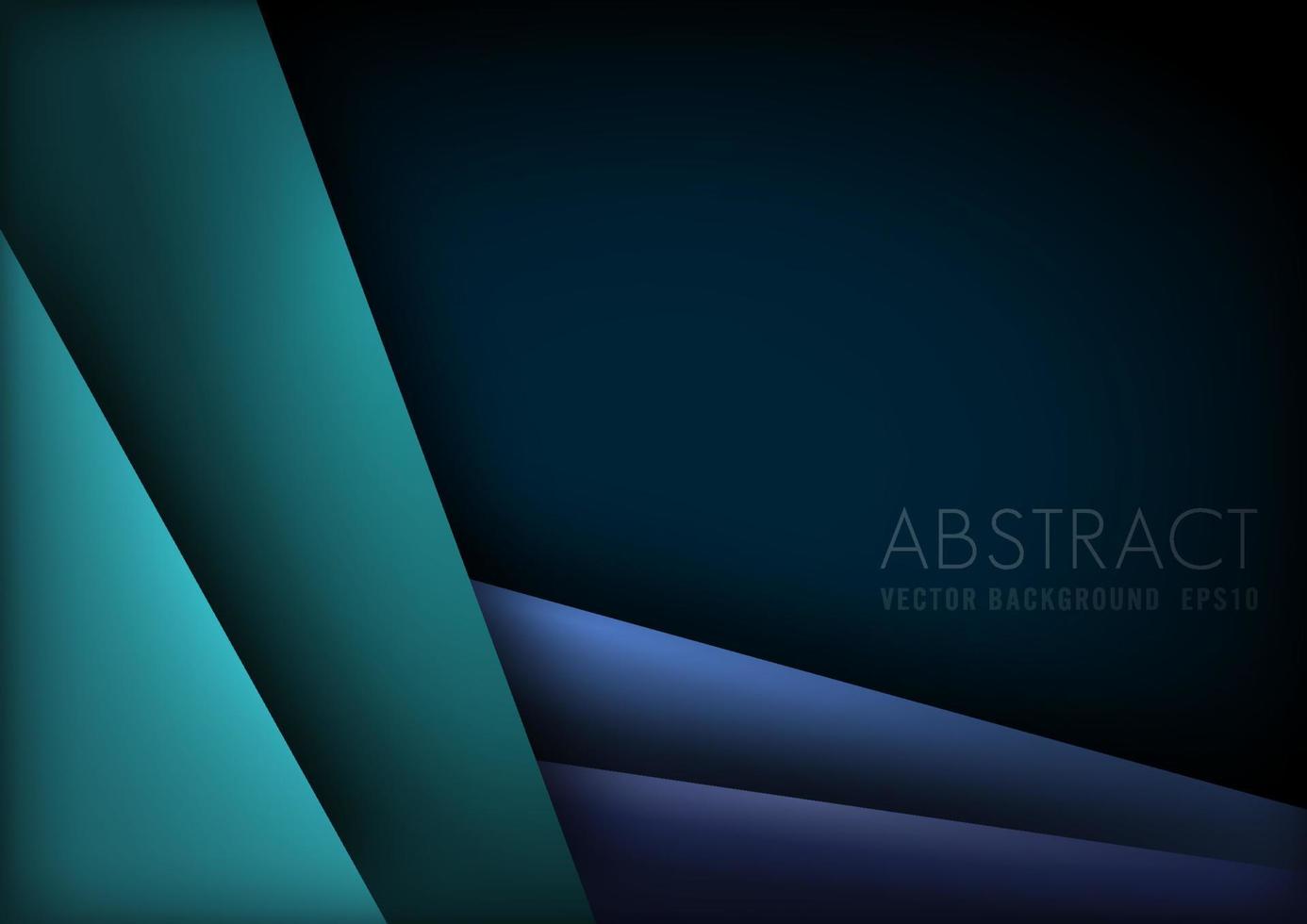 Fondo verde y azul abstracto moderno vector