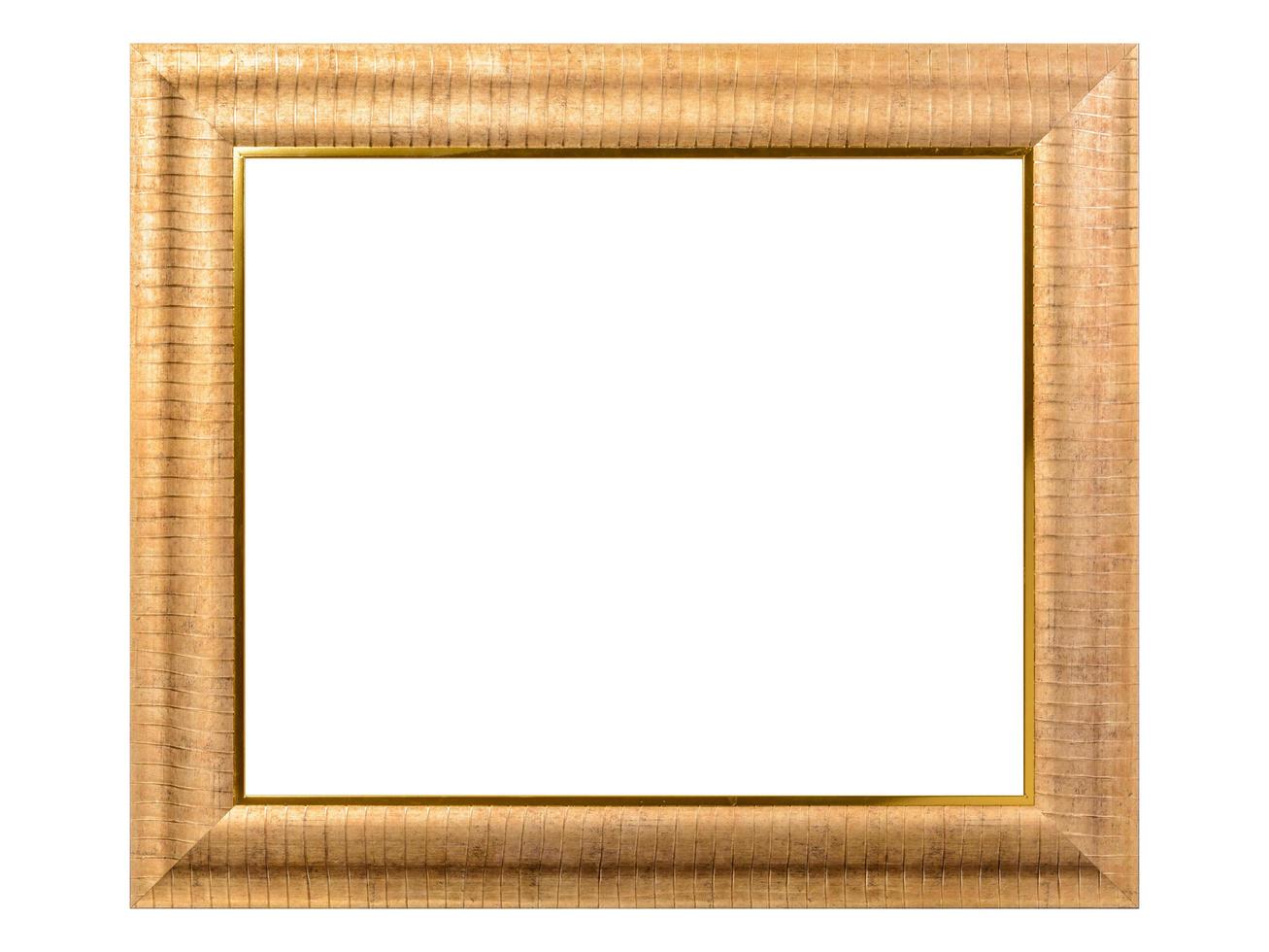 Wooden frame isolated. photo