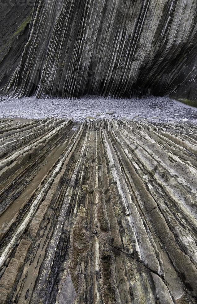 Zumaia beach in Spain photo