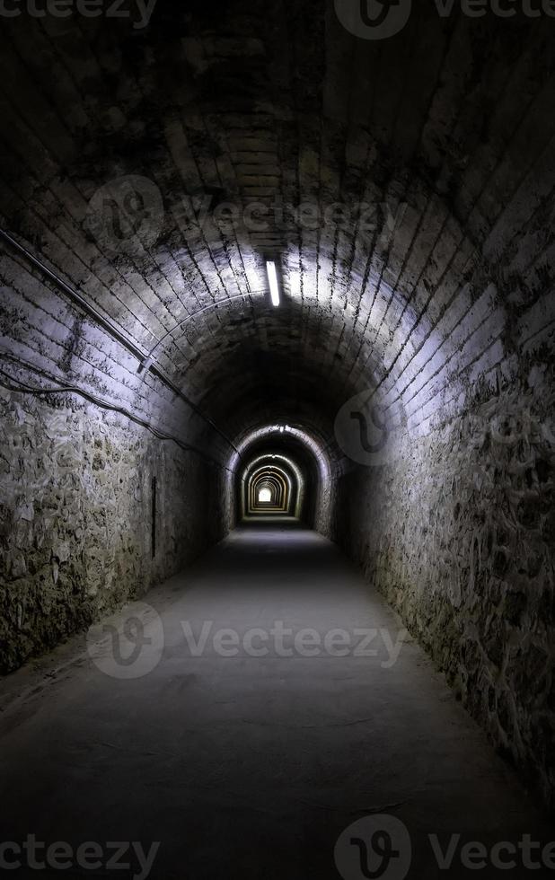 Old train tunnel photo