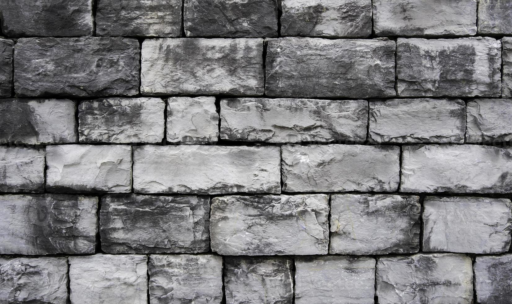 Gray block wall photo