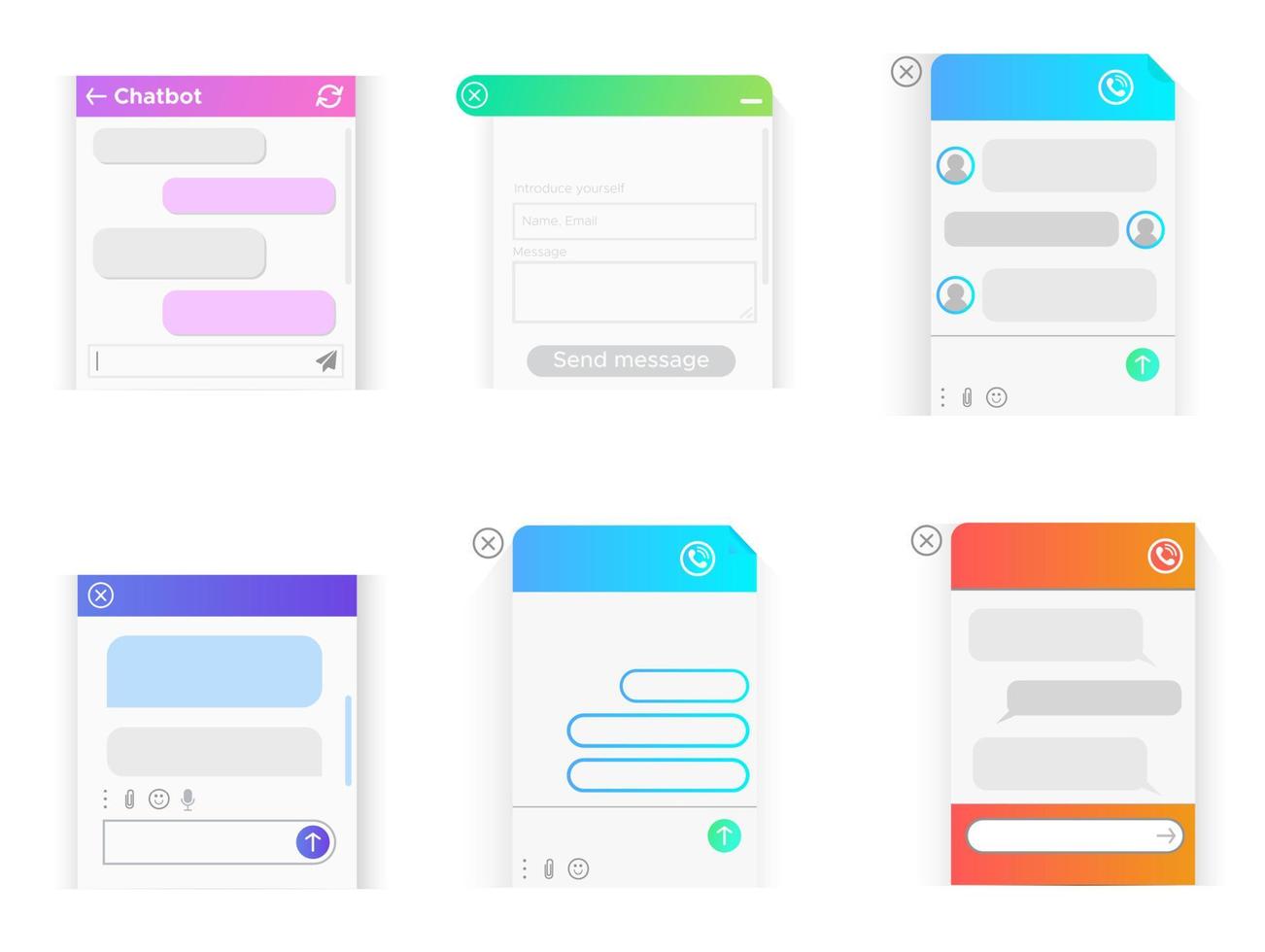 una ventana emergente en línea para ayudar al usuario. las ventanas del mensajero. bot de chat para la comunicación en la aplicación de teléfono inteligente móvil y en el sitio web. vector