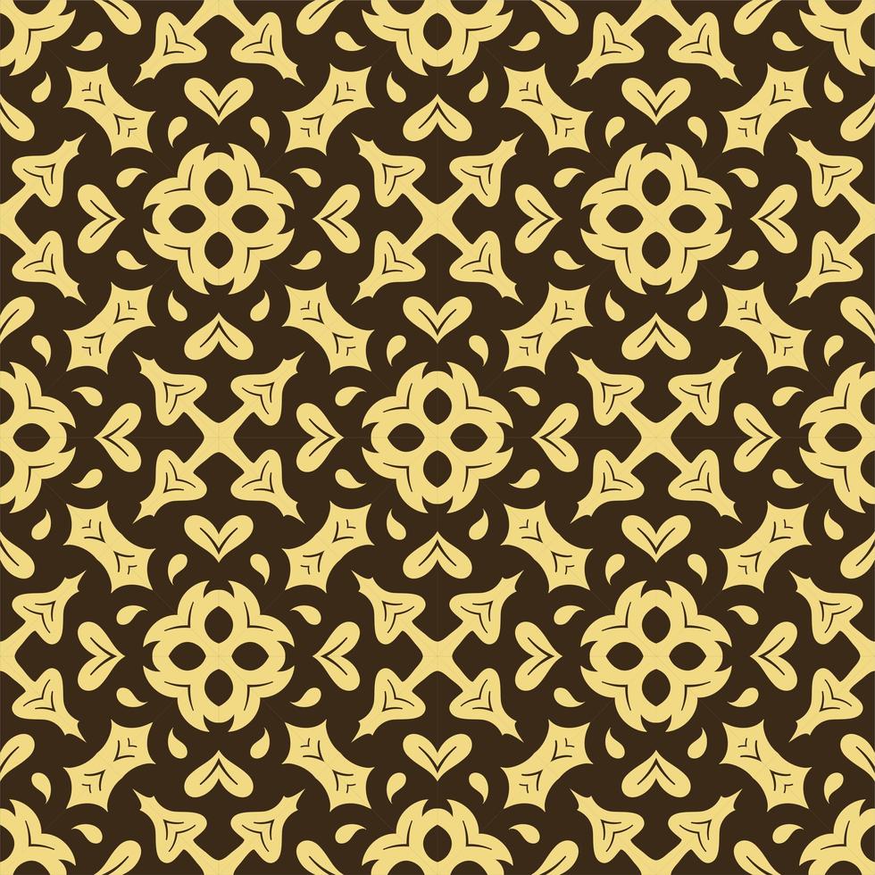 Luxury two colors pattern ornament background. Ethnic seamless ready for print vector