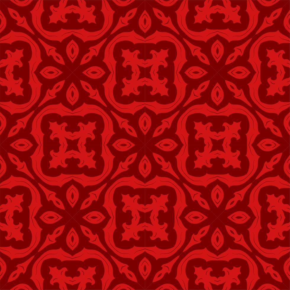 batik de fondo sin fisuras. adorno de patrón de songket con estilo vintage vector