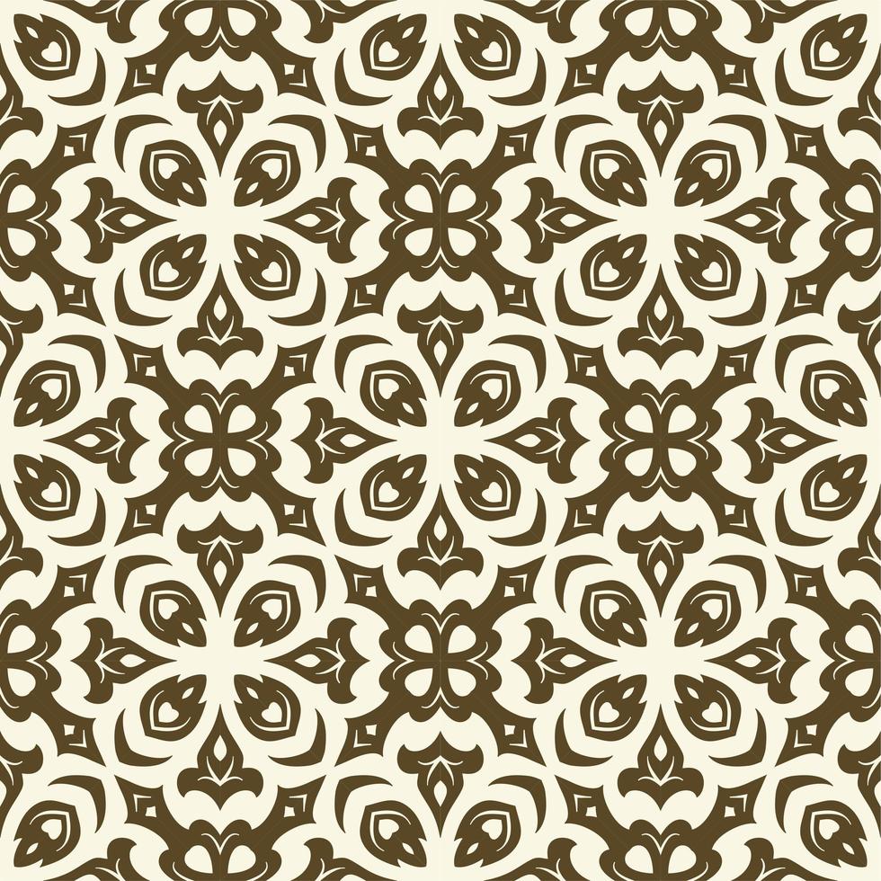 batik de fondo sin fisuras. adorno de patrón de songket con estilo vintage vector