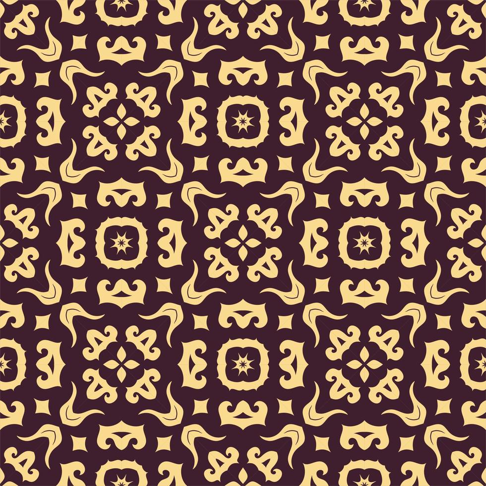 Songket pattern background modern style. Batik seamless ornament print ready vector