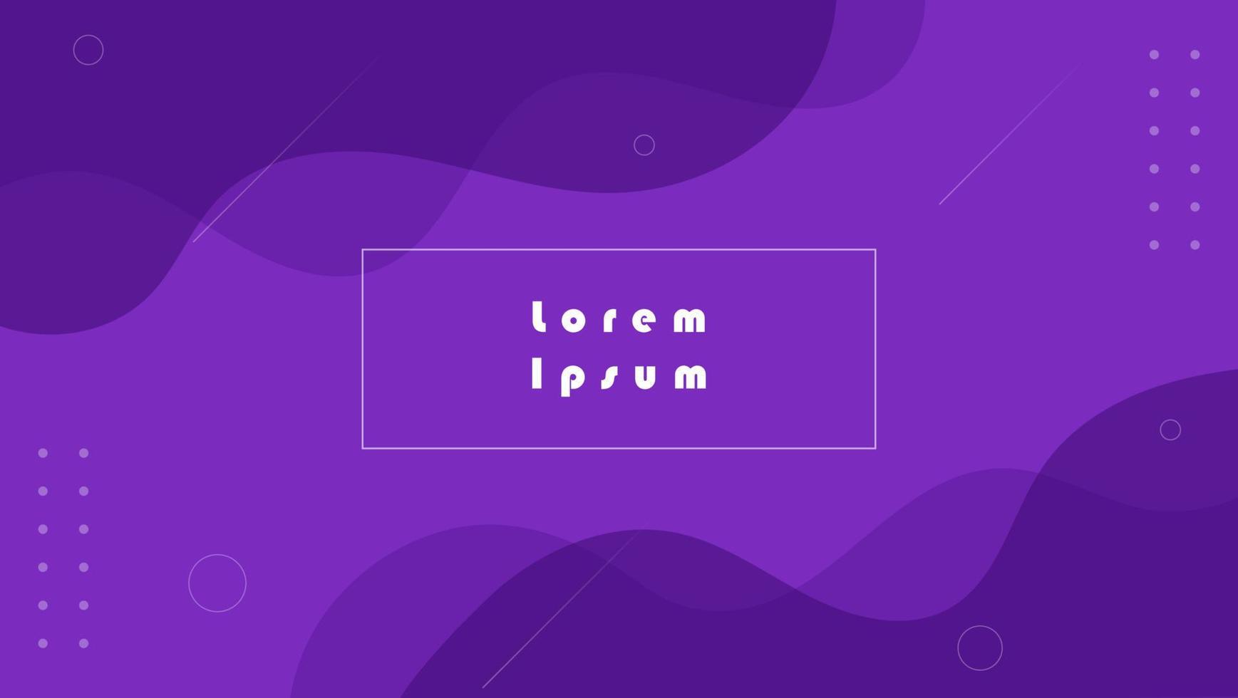 Minimal Abstract Purple Wave Shape Background. Can Be Used For Banner, Landing Page Or Presentation vector