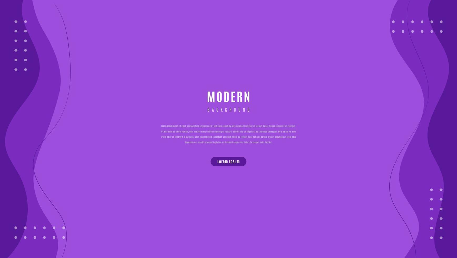Minimal Flat Abstract Purple Wave Shapes Background vector