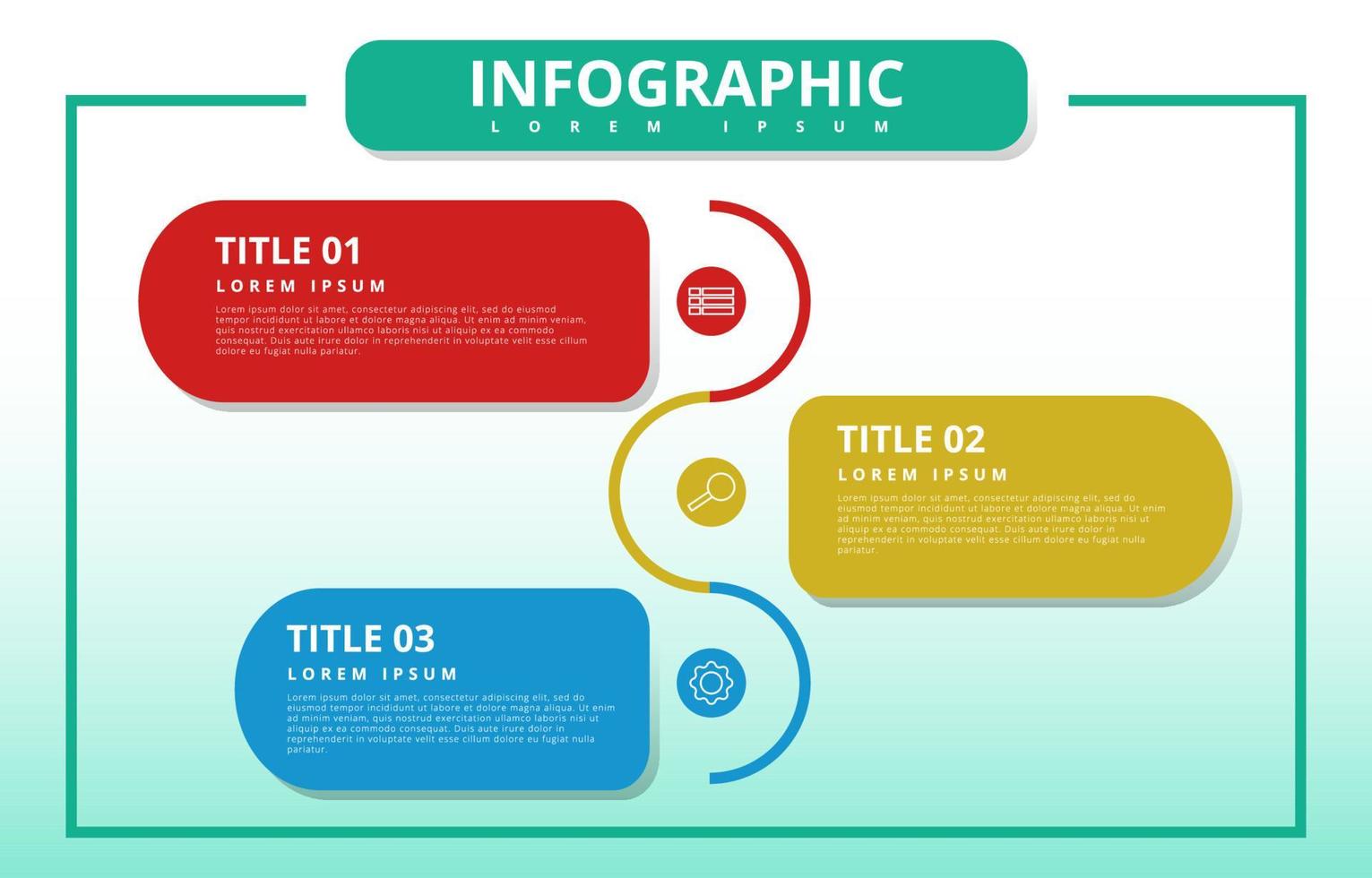 Plantilla de elemento de infografía de concepto de plan de negocios de idea de diagrama creativo vector