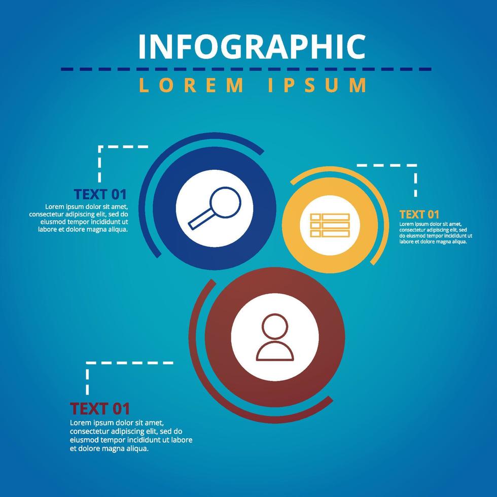 Circle Creative Diagram Business Plan Concept Infographic Element Template vector