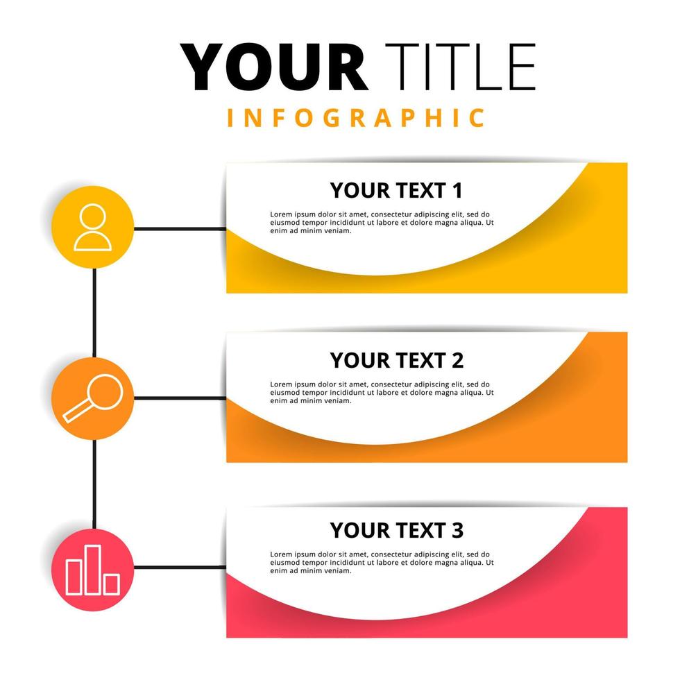 informe de diagrama creativo concepto de plan de negocios plantilla de elemento infográfico vector