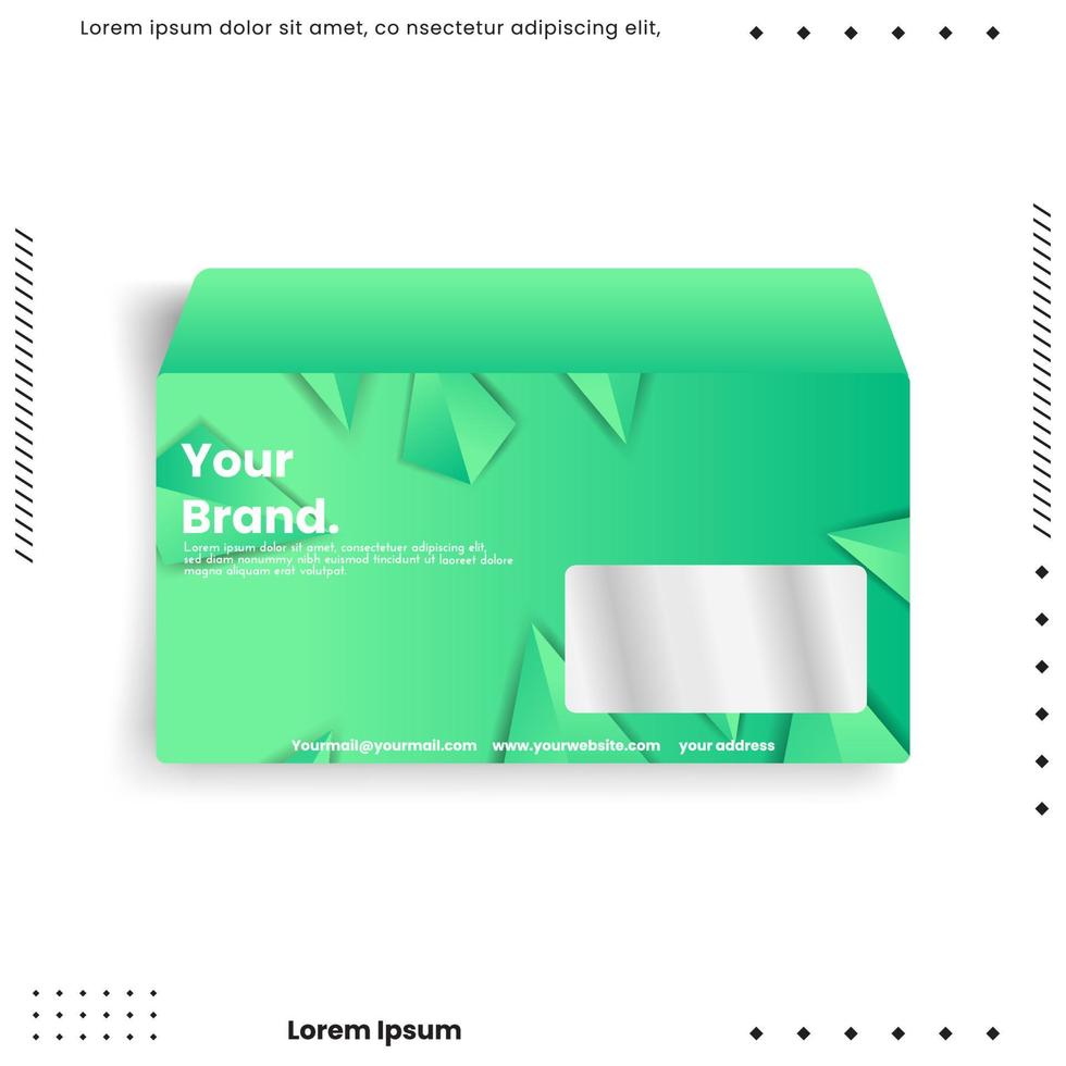 Vector of Paper envelope templates for your project design