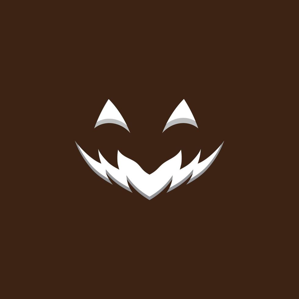 Happy Halloween banner or party invitation background with night clouds and pumpkins in paper cut style. Vector illustration. Full moon in the sky, spiders web and flying bats. Place for text