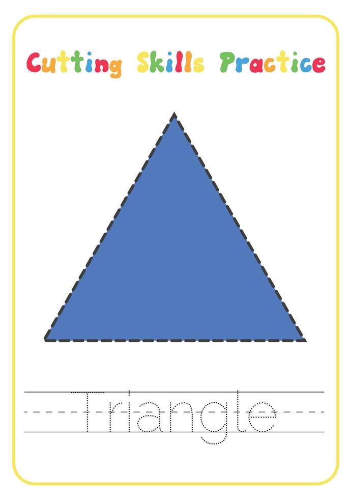 printable shapes cutting skills preschool activity 3567524 vector art at vecteezy