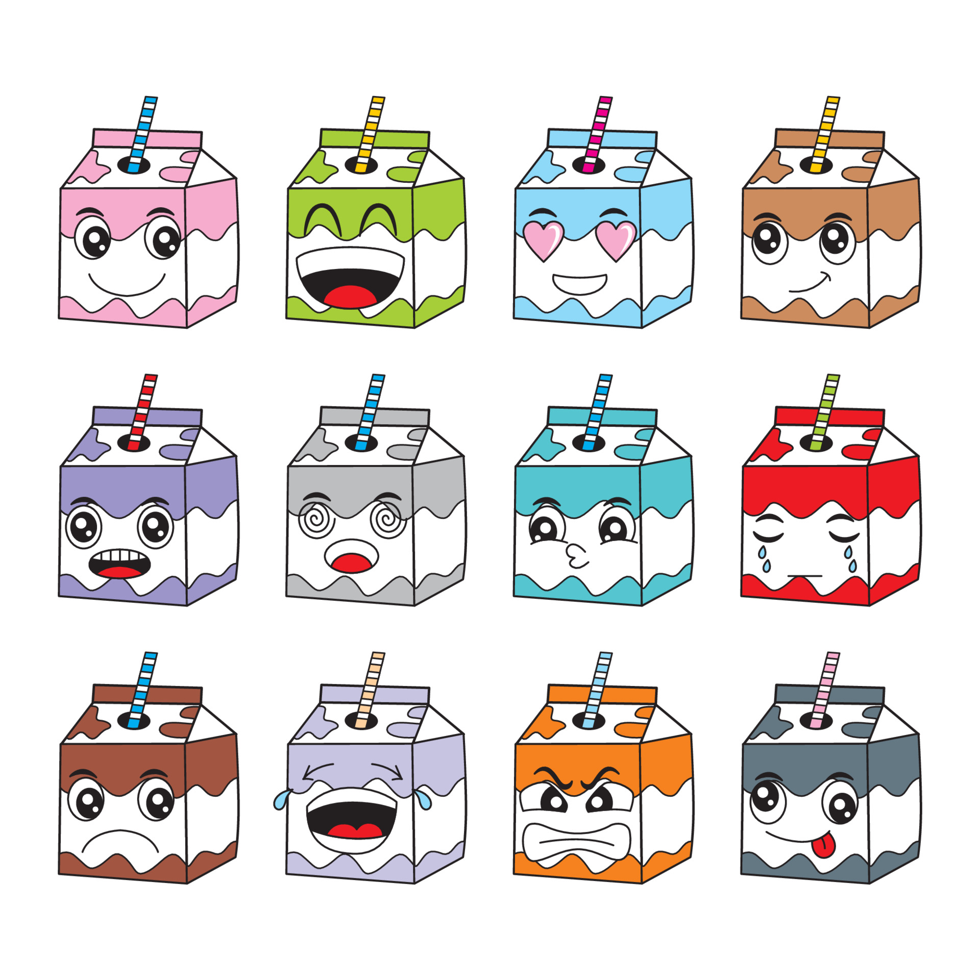 milk box cartoon vector illustration with happy and funny facial expressions 3567800 Vector Art at Vecteezy milk box cartoon vector illustration with happy and funny facial expressions 3567800 Vector Art at Vecteezy