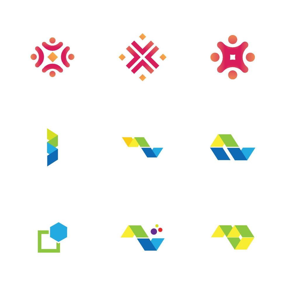 Diseño de concepto de logotipo moderno para tecnologías de finanzas digitales y fintech. vector