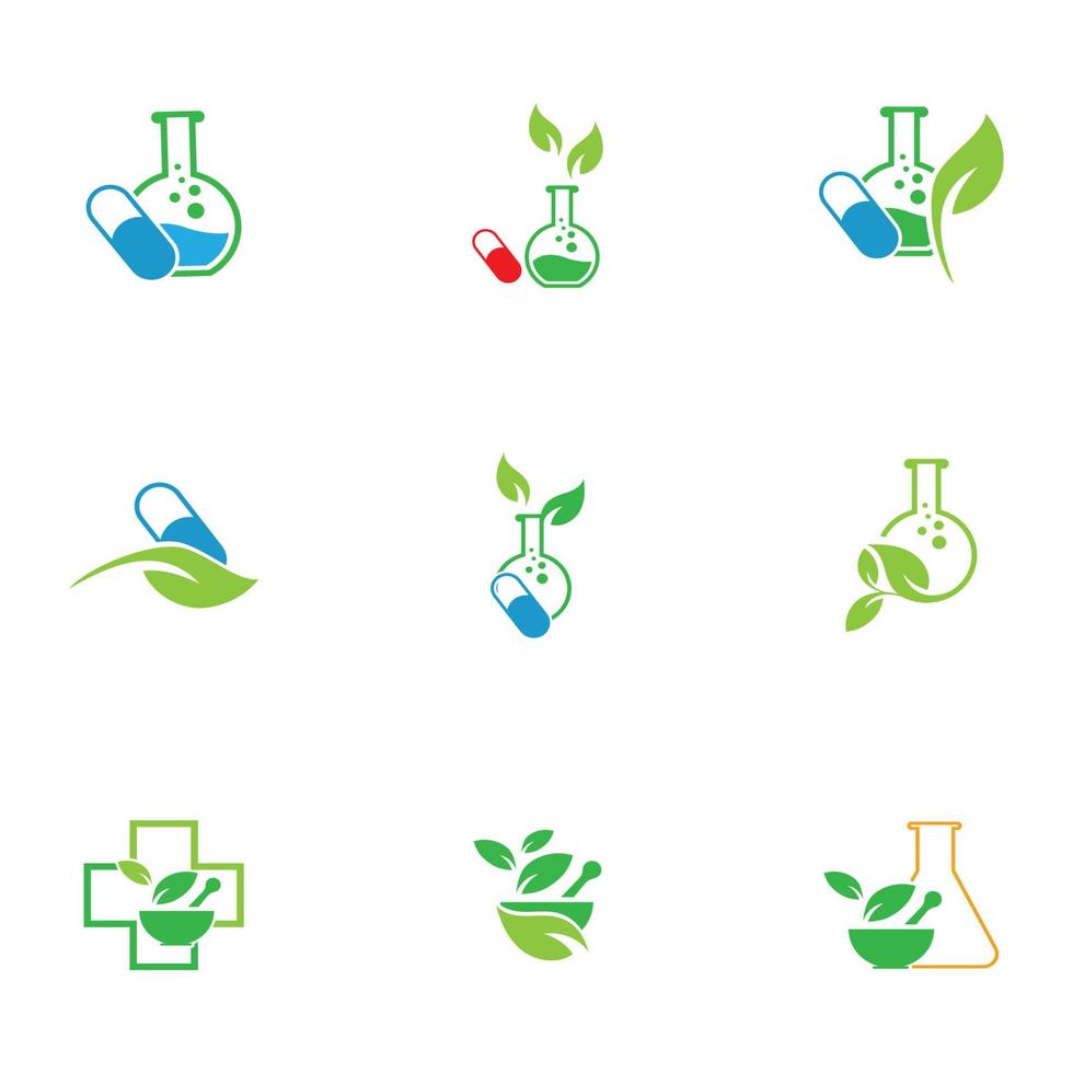natural medicine logo vector