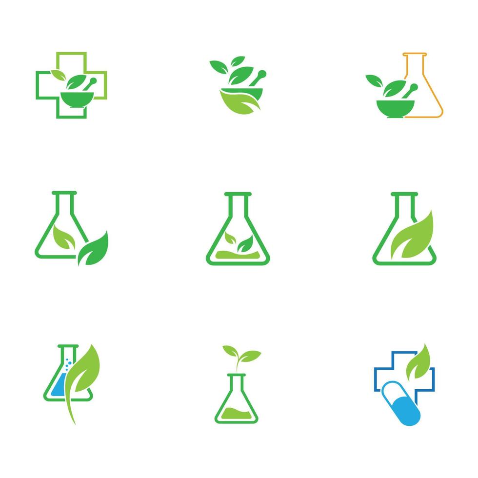 natural medicine logo vector