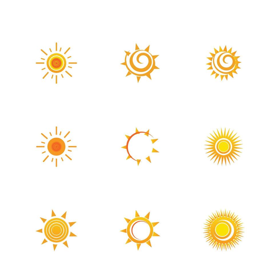 sun logo vector