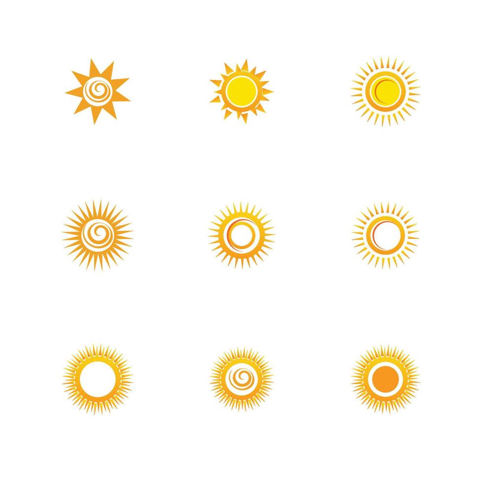 sun logo vector