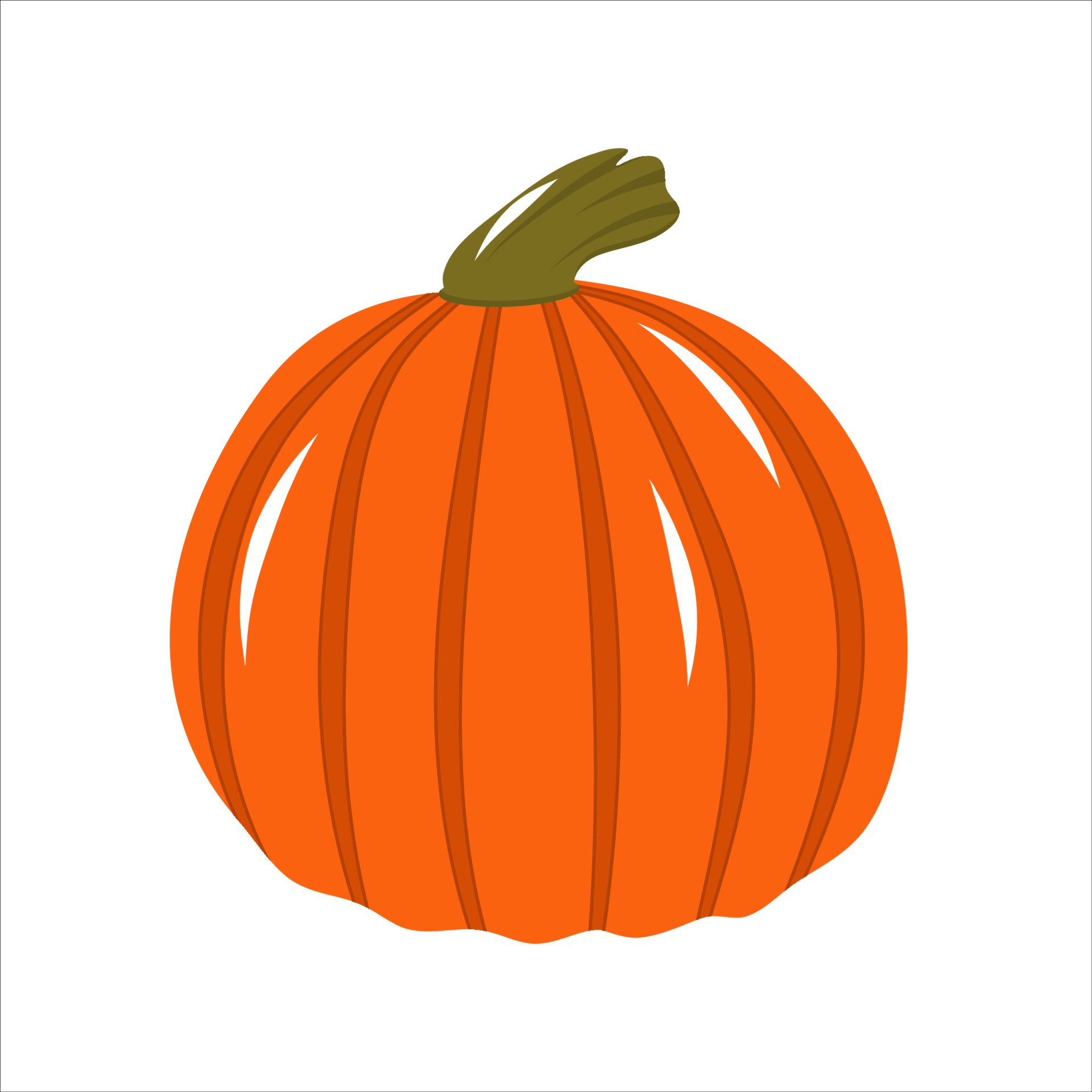 Orange pumpkin Halloween is isolated on a white background. Vector  illustration in cartoon style. Pumpkin, patison for the decoration of  invitations for the Halloween holiday. 3570777 Vector Art at Vecteezy