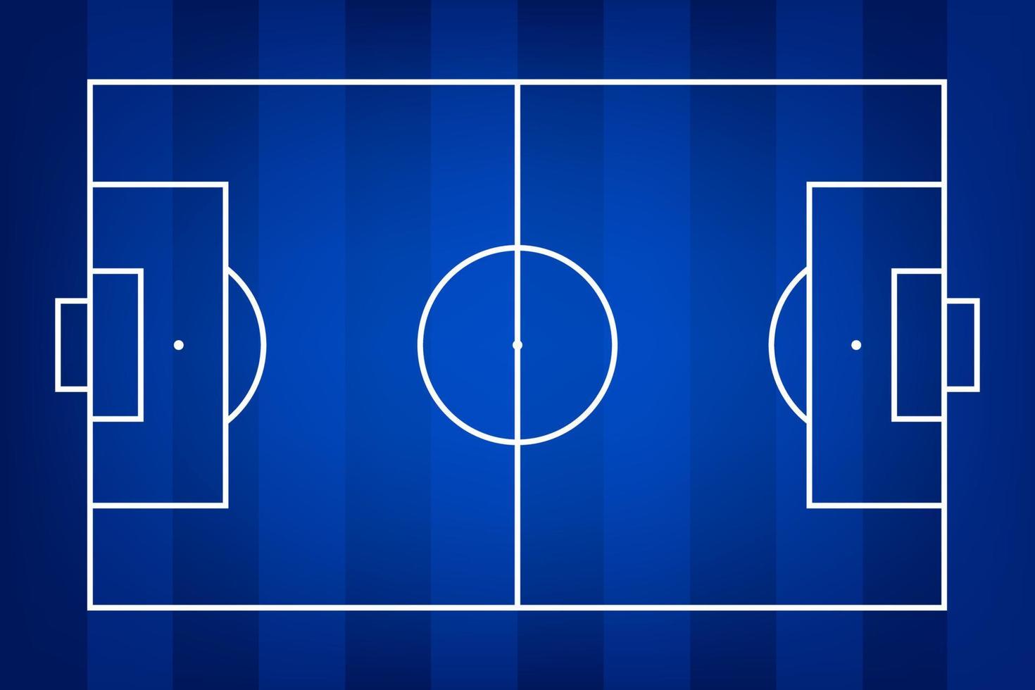 Football field or soccer field background. Vector blue court for create game.
