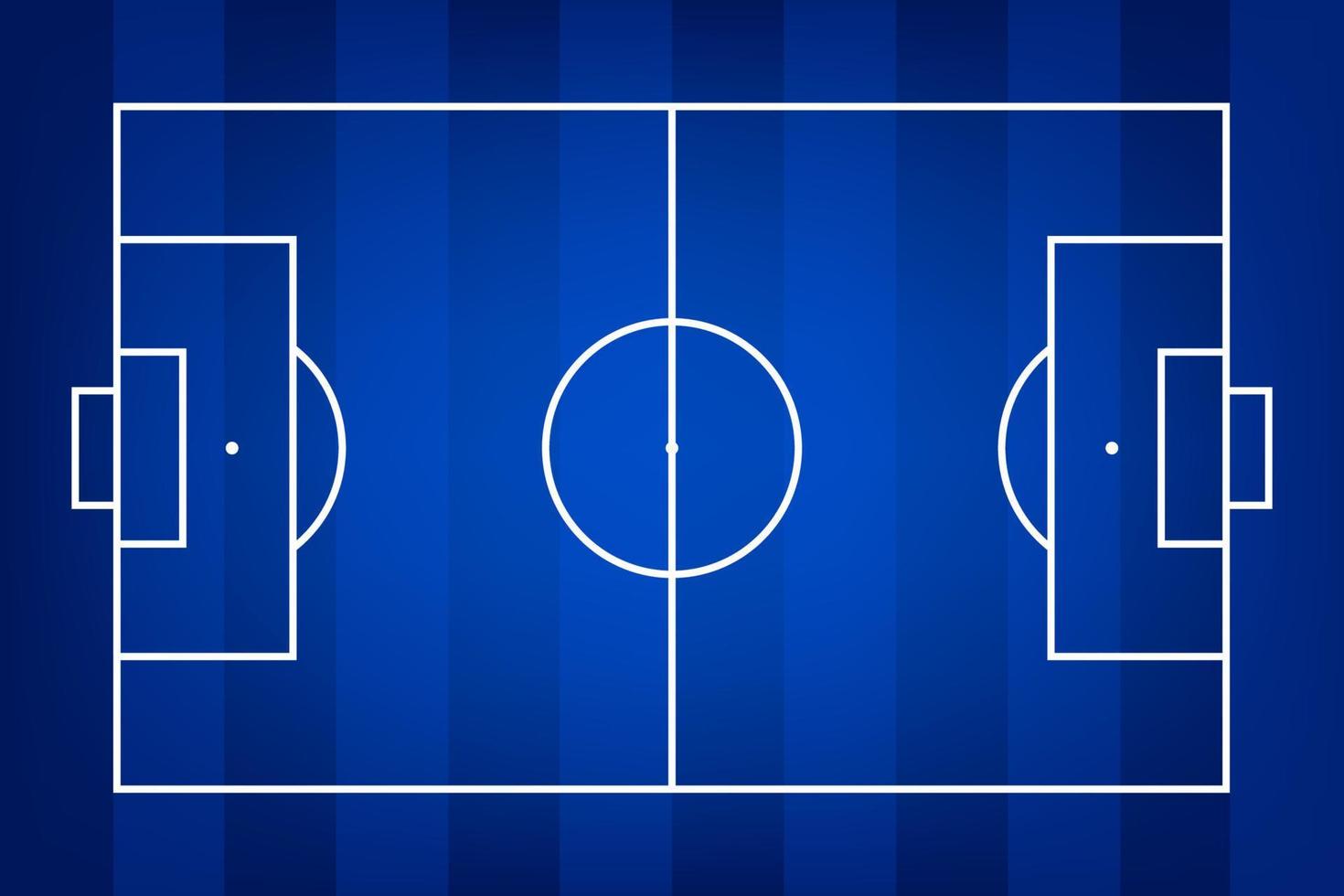 Football field or soccer field background. Vector blue court for create game.