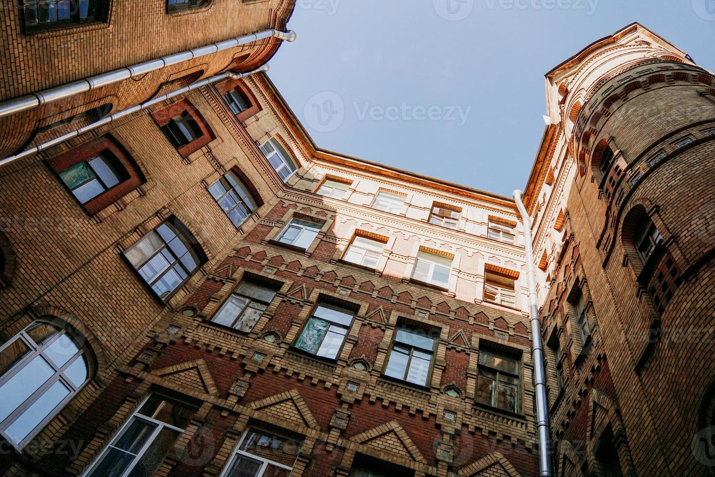 Russia. Old courtyards in the center of St. Petersburg in the summer photo